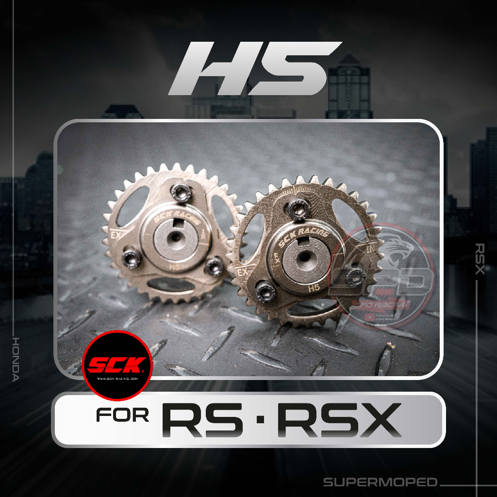 Twin Camshaft H1+/ H2+ / H3 / H5 / H6 SCK Racing for RS150 / RSX150