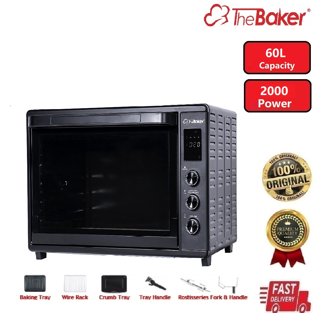 The Baker ESM-60DG Electric Oven Digital 60L (2000w)