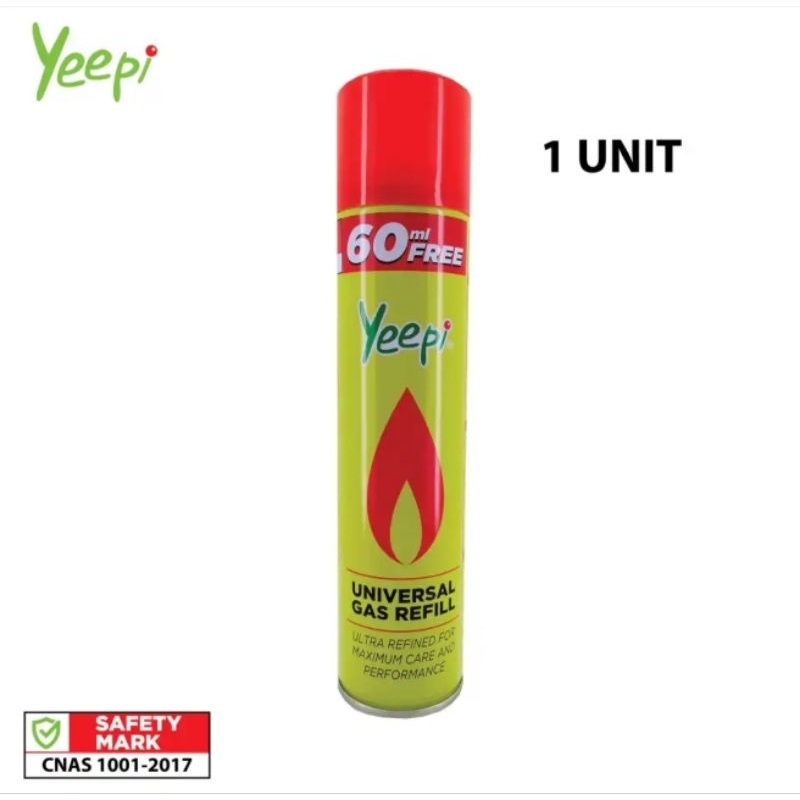 YEEPI Universal Gas Refill 300ml (1 Unit)⛔FOR SABAH & SARAWAK⛔