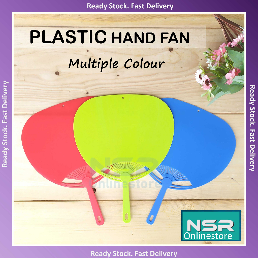 Plastic Hand Fan/ Kipas Tangan Plastik/ Door Gift/ Free Gift/ Hadiah/ Hari Guru Teacher Day Gift/ Merdeka Gift/ Sukan 扇子