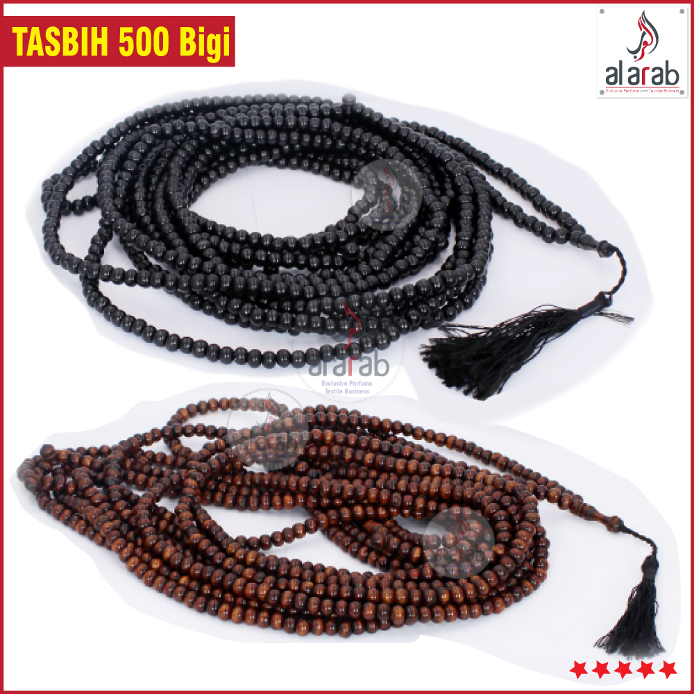 Tasbih Kayu Kukon 500 Biji Tasbih Kayu Kukon 1000 Biji 500-point un tasbih Tasbih walikukun 500 butir tasbih isi 500