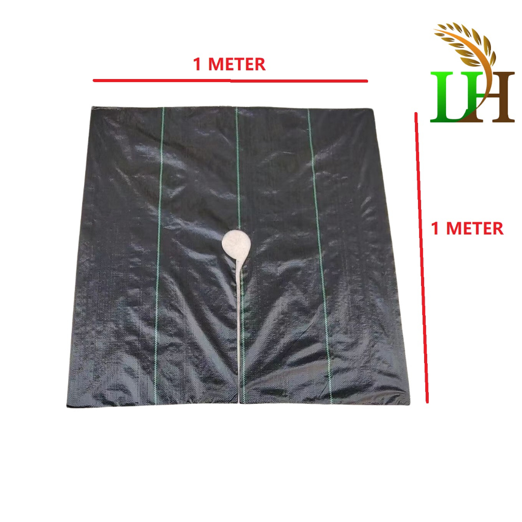 1mx1m Anti Weed Tree Root Protection Weed Mat 90 gsm Fabric Ground Cover