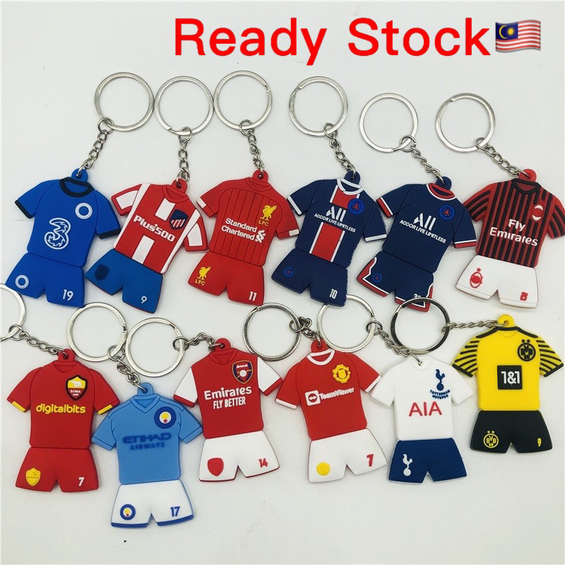 Hot-Selling Football Souvenirs Key Ring messi Nemar Ronaldor Jersey Keychain bola Pendant Accessories Sports