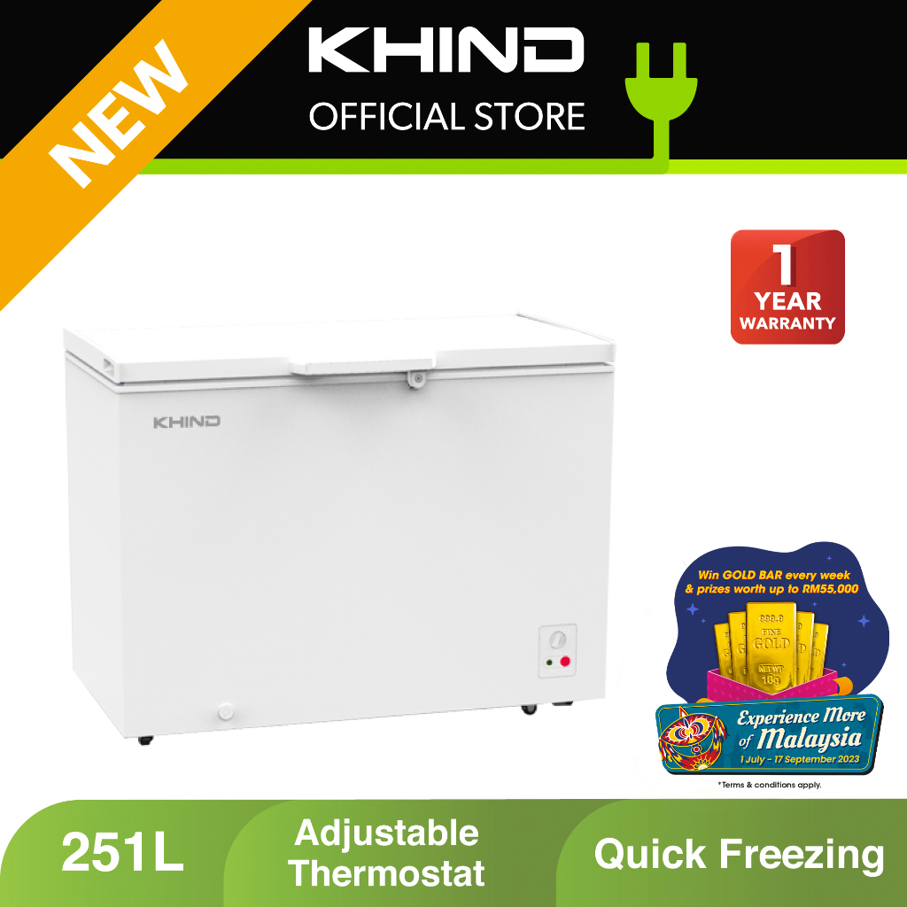 [East Malaysia] Khind 295L Chest Freezer FZ295 (Sabah Customer Enjoy Cheaper Shipping)