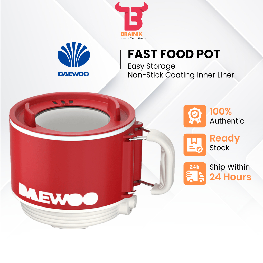 Daewoo S26 Electric Cooking Pot Dormitory Household Student Multi-functional Cooker Instant Noodle Pot Steamboat Cooker