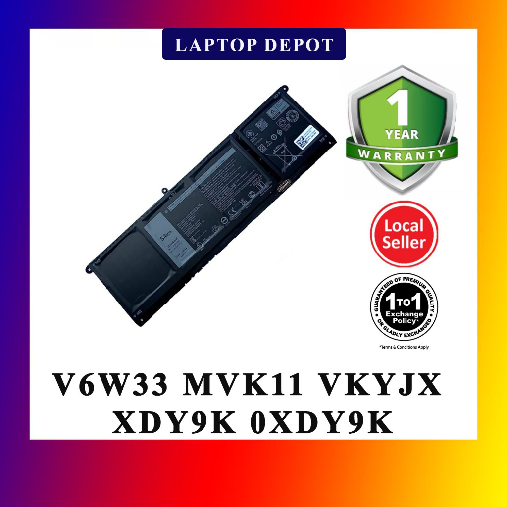 [READY STOCK] {BAPTOP} FOR DE-V6W33 MVK11 VKYJX XDY9K 0XDY9K 3510 3515 3511 Vostro 3510 3511 3515 Re
