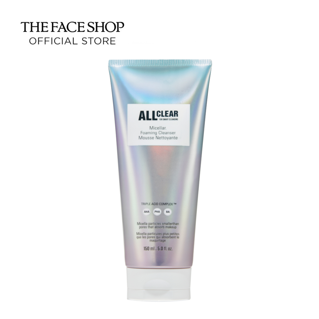The Face Shop All Clear Micellar Cleansing Foam (150ml)