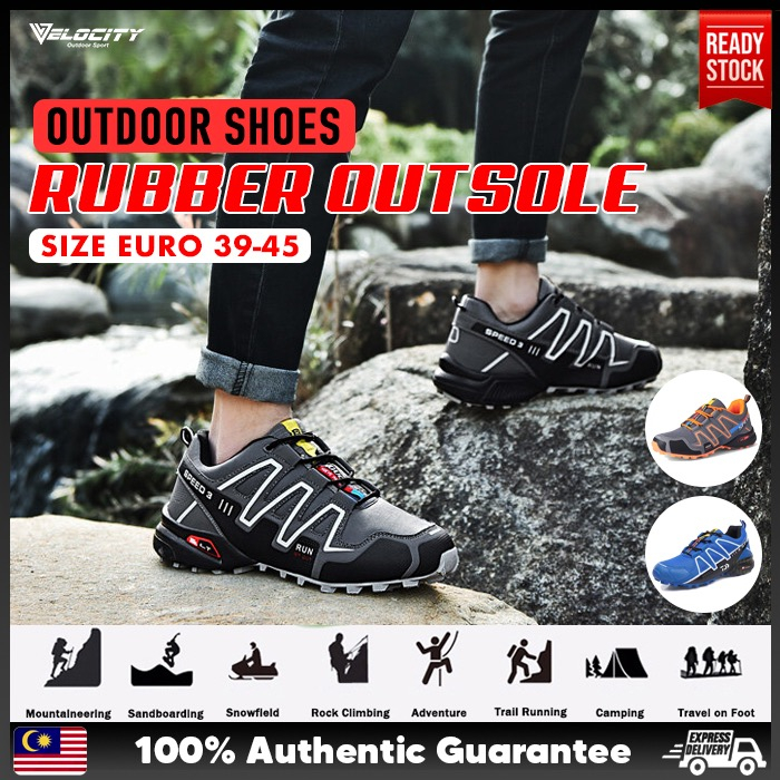 Ready stock Trail Hiking Shoe Runing Shoe Jungle Tracking Shoe Water Resistance Shoe Kasut Hiking Murah