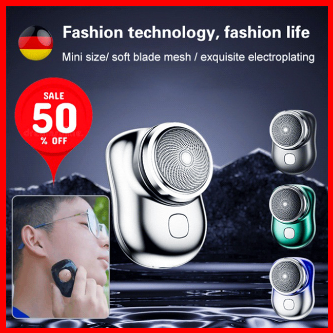 Waterproof portable mini electric shaver beard razor easy to carry Portable Mini Waterproof electric shaver travel Beard