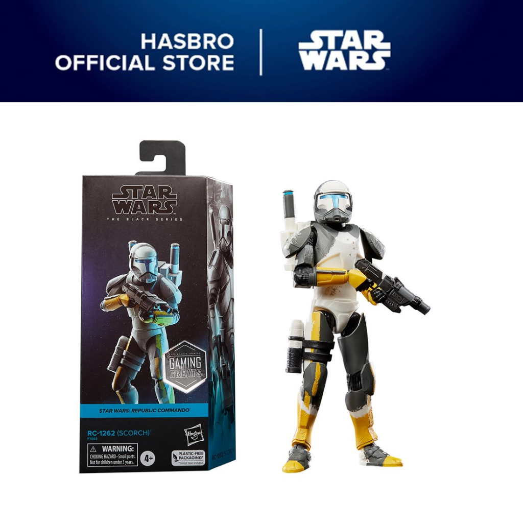 Star Wars The Black Series Gaming Greats RC-1262 (Scorch), Star Wars: Republic Commando 6-Inch Action Figures