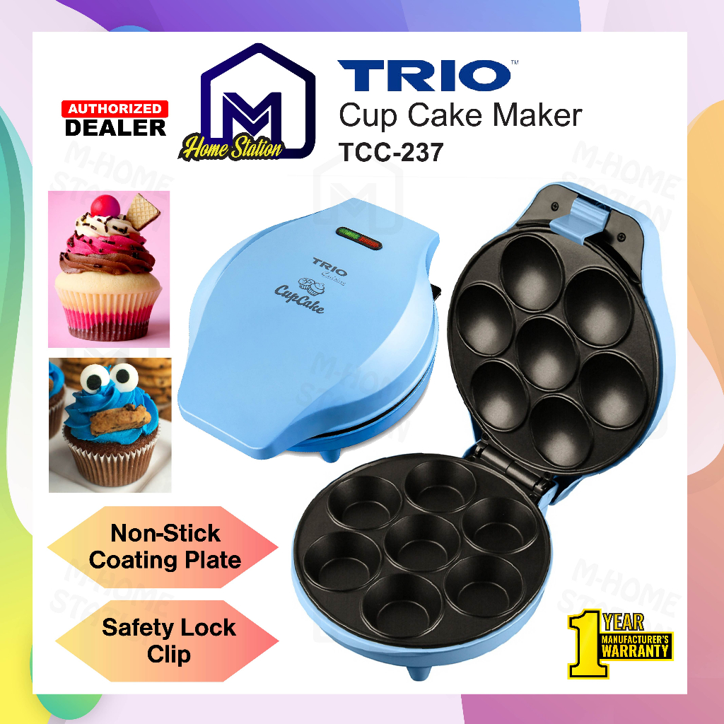 Trio Cupcake Muffin Maker Akok Maker TCC-237 TCC-227 / TCC227 OR Khind Cup Cake Maker CCM1019 CCM-1019