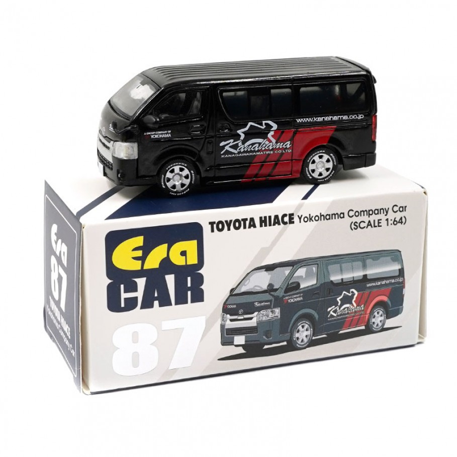 Era Car TO21HI87 1/64 Toyota Hiace Yokohama Company Car 87 Diecast Scale Model Car