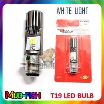 LAMPU LED T19 WHITE LIGHT BULB FOR HONDA WAVE125 | EX5 | SMASH | GBO | LC135 V1 (THC HID)