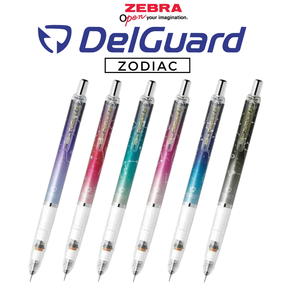 Zebra DelGuard Zodiac Anti-break Core Mechanical Pencil Japan Premium Stationery Student Gift