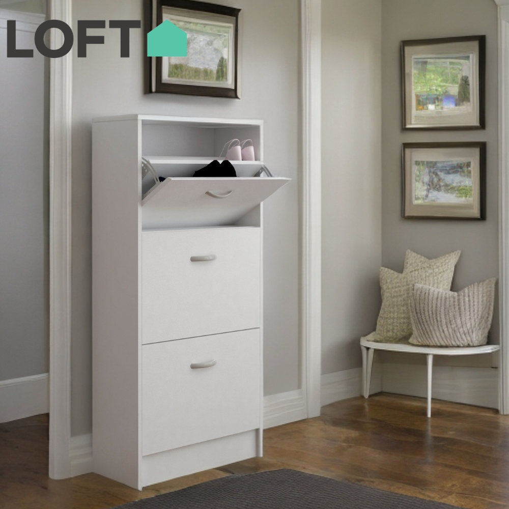 (Affordable) LOFT Living Philip Shoe Cabinet/3 Layer Shoe Cabinet/rak kasut /almari kasut/home furnitue/living