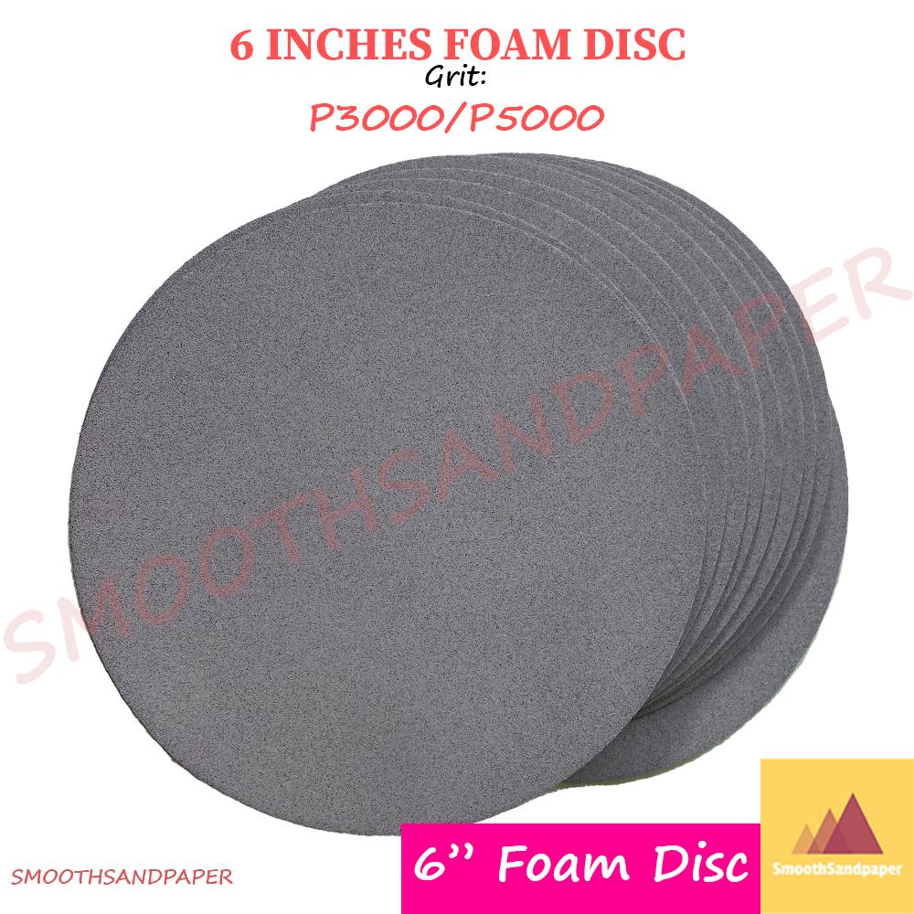 6 Inches 150mm Grinding Foam Disc 3D Pyramid Abrasive Sanding Sponge Disc 6寸金字塔海绵抛光精磨砂纸 image 4
