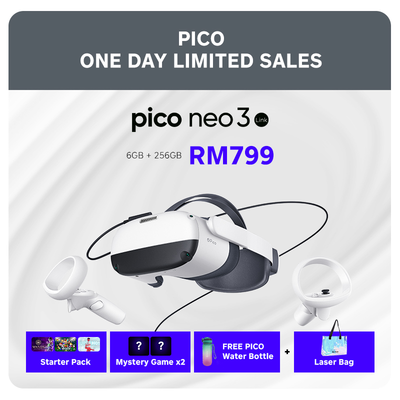 (ONLY 5.5) LIMITED 5.5 SALES PICO NEO 3 256GB + Free Shipping + 2 Free Gift  + Total 5 Free Games