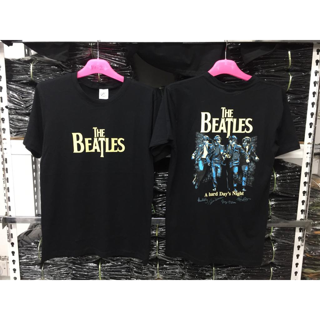 100% PREMIUM COTTON THE BEATLES Cotton T-shirt T Shirt Tee Men Women Unisex Baju Lelaki Wanita Perempuan