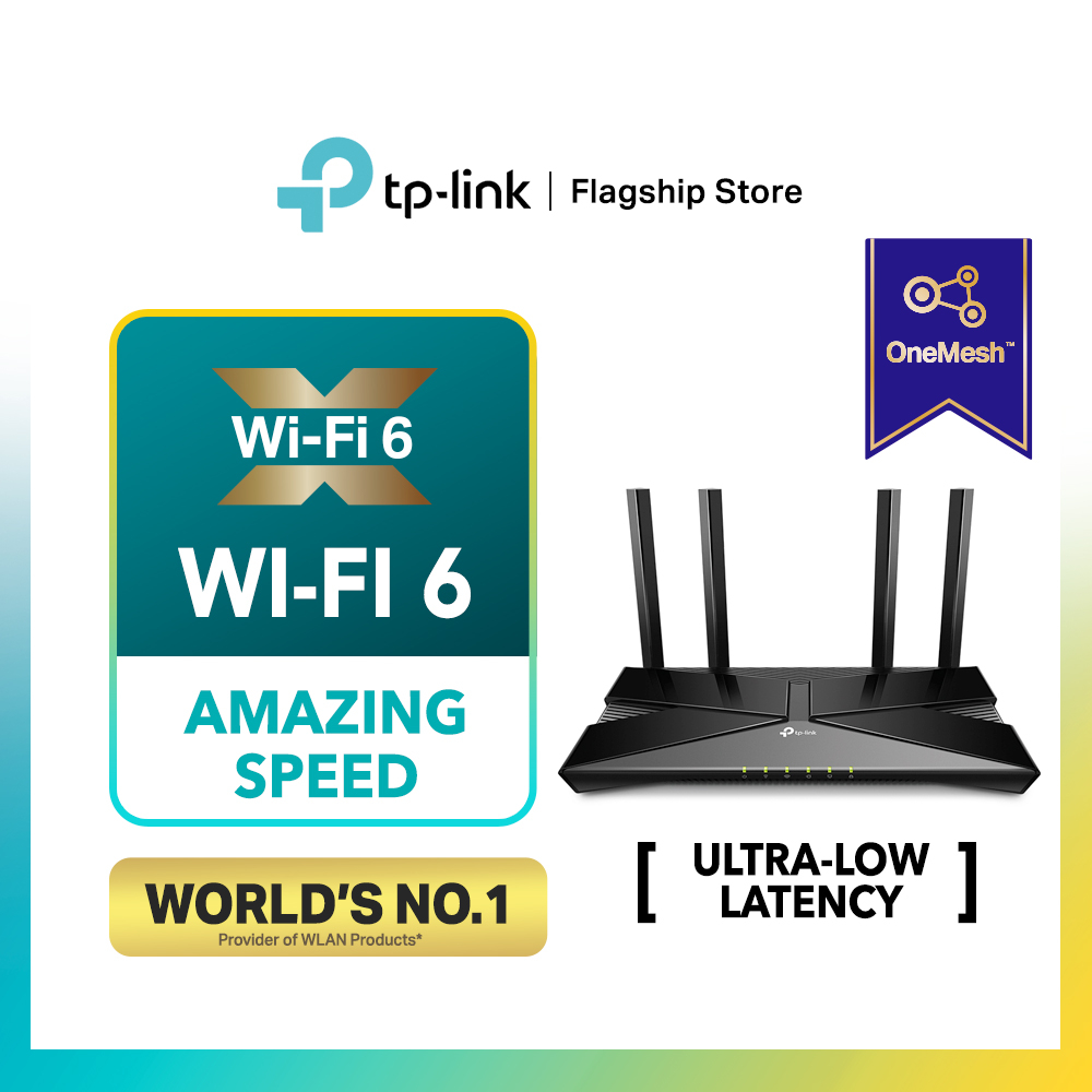 TP-Link Archer AX53 Wifi 6 Router Dual Band Gigabit AX3000 High Power Wireless Router With Homecare AX12/AX23 Onemesh