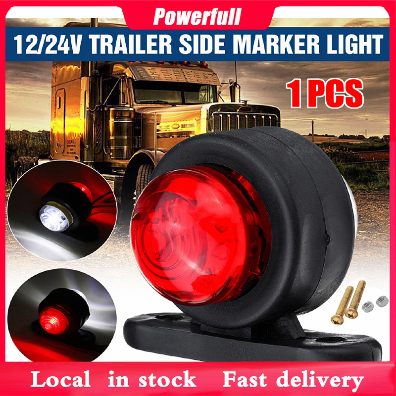 12V 24V Truck Trailer Lights LED Side Marker Position Lamp Lorry Tractor Clearance Lamps Parking Light Red White