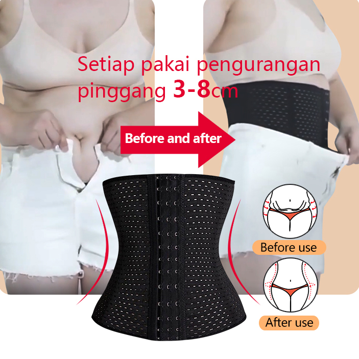 Waist Slimming Corset Bengkung Girdle Slimming Tummy Body Shaper Breathable Postpartum Belly Wrap