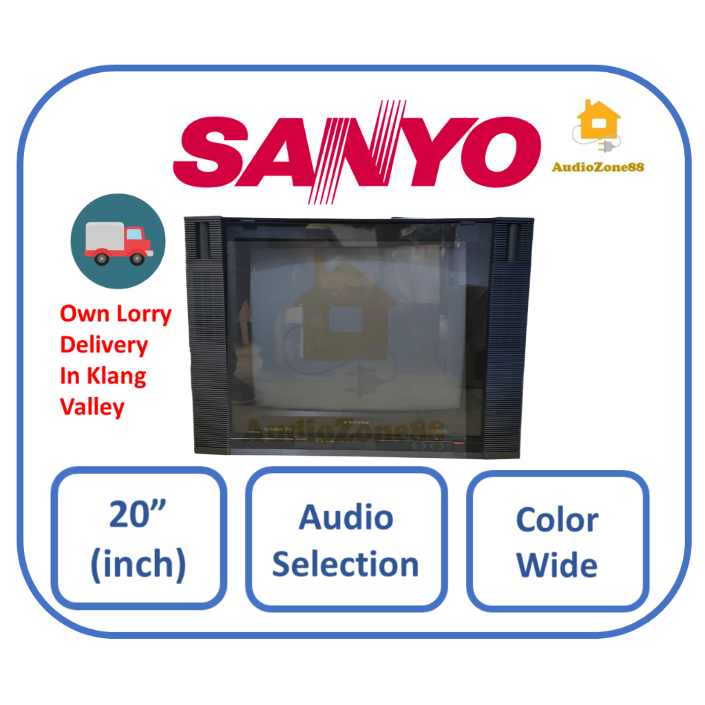 Sanyo 20"/28" CRT Color TV [Made in Japan]