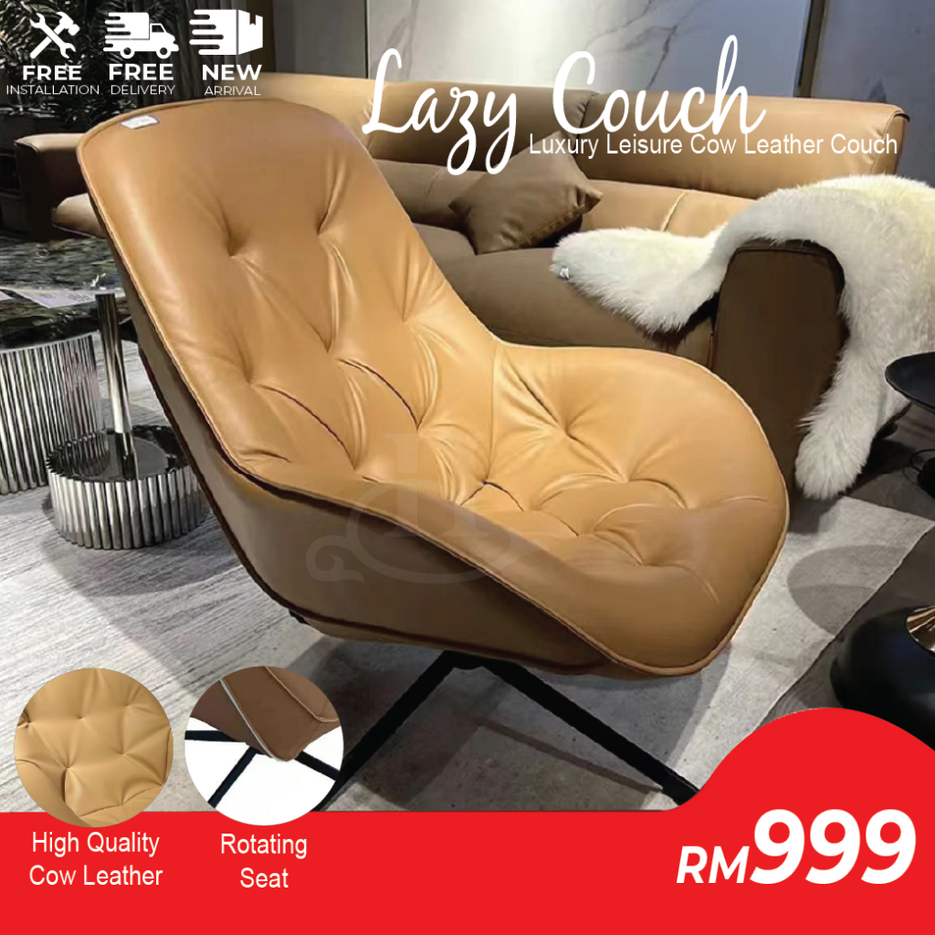 BETTY FURNITURE LAZY Leisure Luxury High Quality Cow Leather Couch