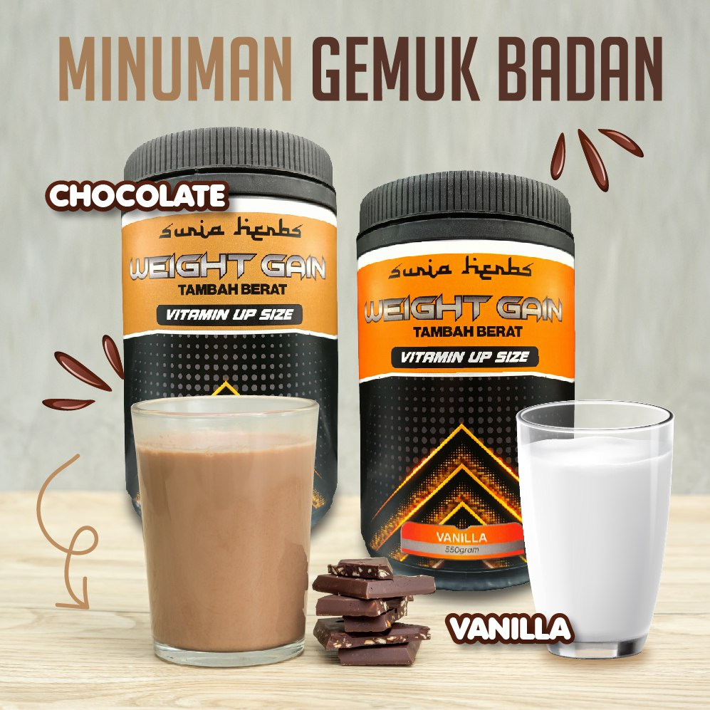weight gain ,,,,ubat gemuk, tambah berat badan, ubat sihat tubuh badan ,naikkan berat badan ( set combo)