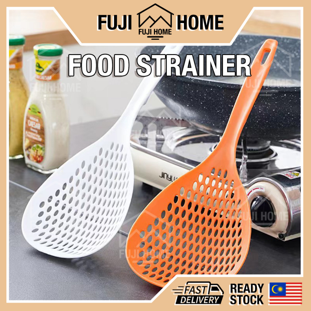 READY STOCKLarge Strainer Colander Japanese-style Colander Noodle Drainer Kitchen Large Noodle Colander Large Scooper