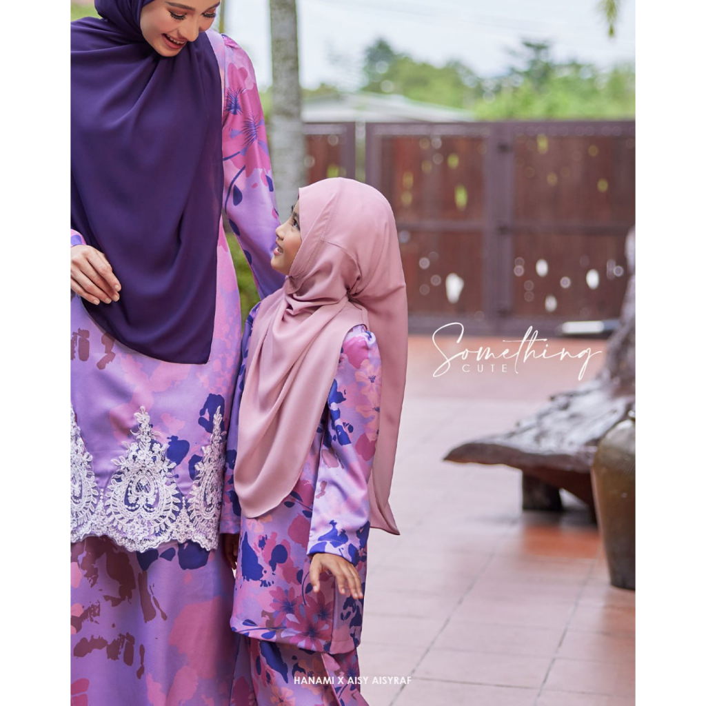 [Clothing] Baju Kurung Gelora Raya Kids With Lace Hijabs By Hanami