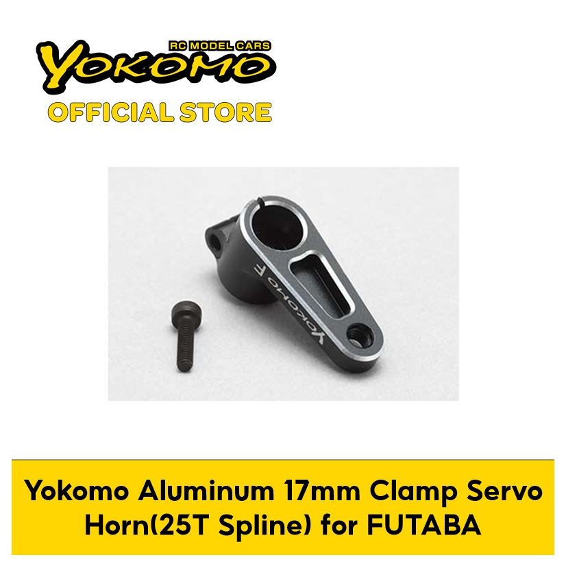 Yokomo Aluminum 17mm Clamp Servo Horn(25T Spline) for FUTABA remote control car (ZC-204517A)