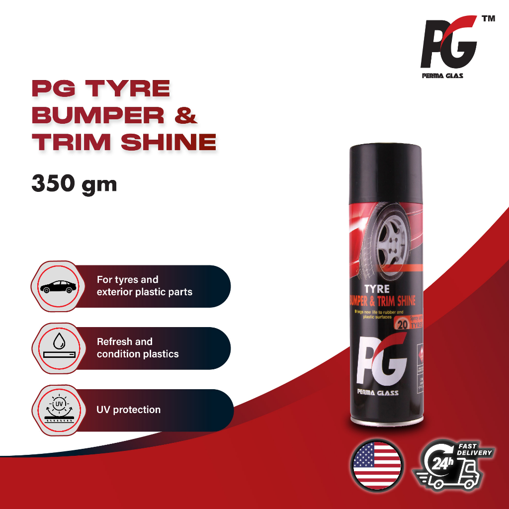 PG Tyre Bumper & Trim Shine (350gm) Kilang/Direct Manufacture/ Bulk Purchase