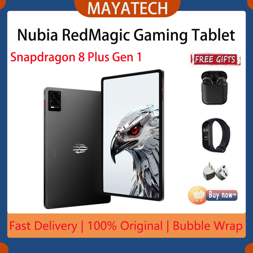 Nubia Red Magic Gaming Tablet / Snapdragon 8 Plus Gen 1 chipset / 10,000 mAh battery / 144 Hz display