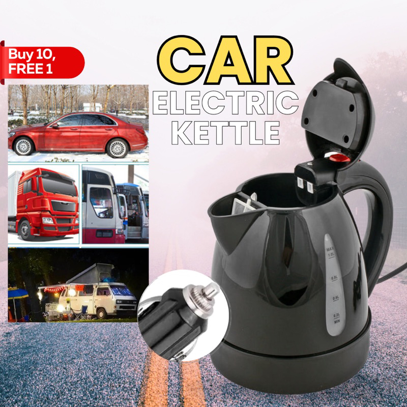 (12V | 24V) 1 Liter Car Electric Kettle / Travel Kettle / Car Kettle / Car Water Heater