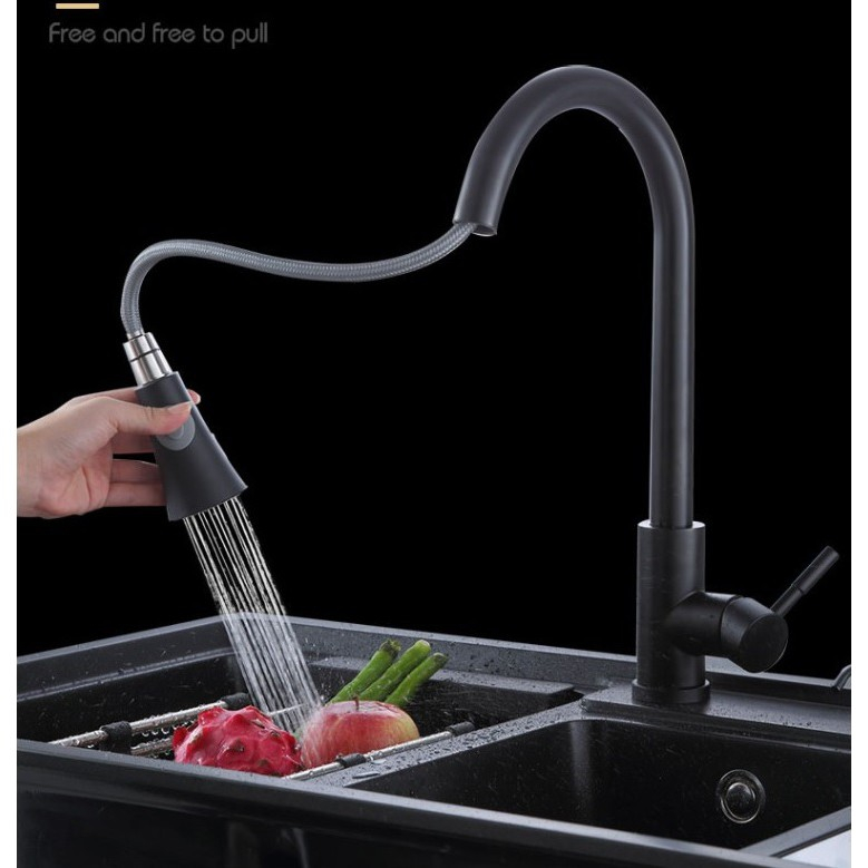 VIRAL SLINE Kitchen Basin Sink SUS304Kitchen Faucet Tap Mixer Taps PullOut 360°Swivel Spout Spray Sink Cold Water