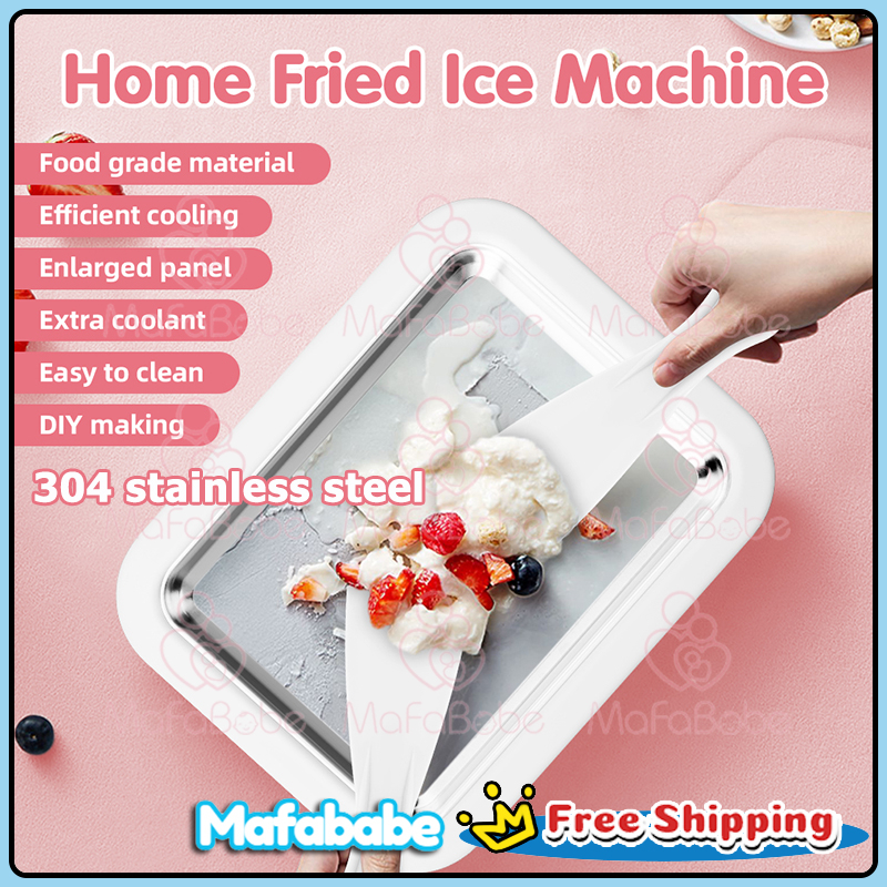 Fried Ice Machine Fried Ice Cream Maker Machine Ice Cream DIY Maker Fried Ice Tray Homemade Ice Cream Roll