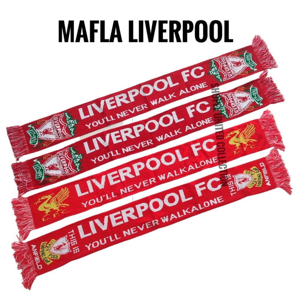 LIVERPOOL Mafla Tebal Sulam Liverpool Ynwa Scarf Scarves Football Scarf READYSTOCK Mask High Quality