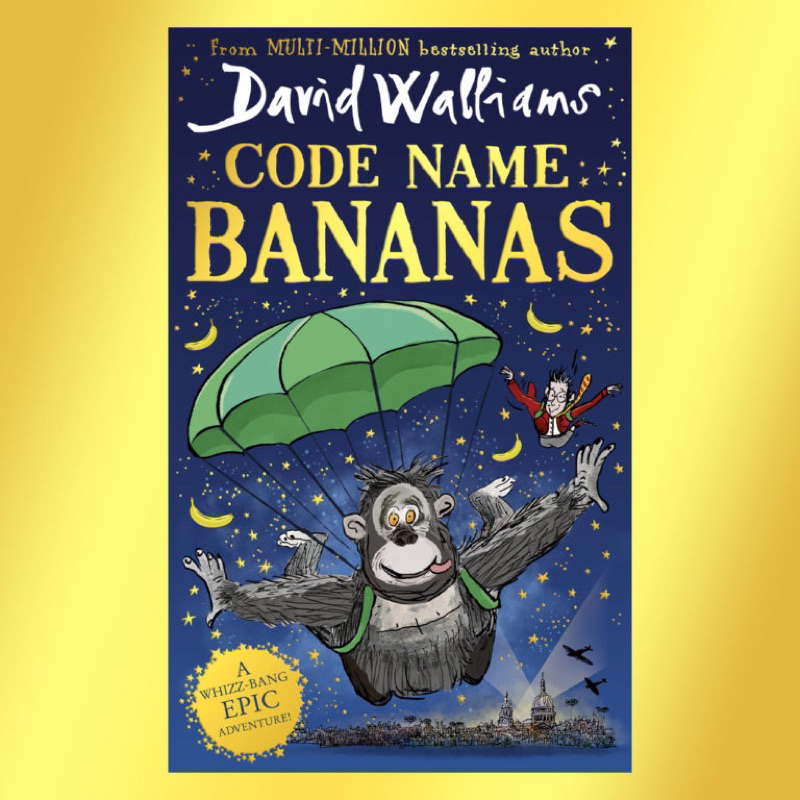 David Walliams Code Name Bananas Original book MPH storybook story kids children tween boys girl Williams gorilla author