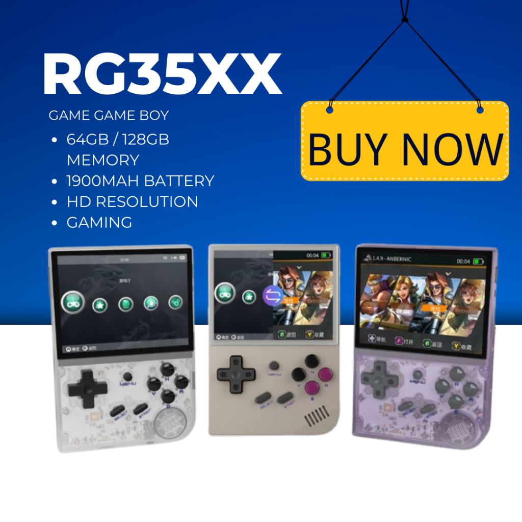 ANBERNIC RG35xx/RG35XX PLUS retro game console open source handheld dual system portable mini arcade Gameboy GBA