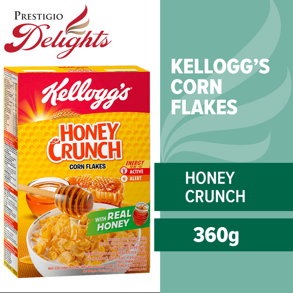 Kellogg's Honey Crunch Corn Flakes 360g [Expiry Date : 11/2024]