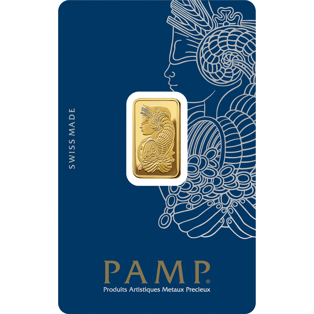 PAMP Suisse Lady Fortuna Gold Minted Bar ~ 5g (Emas 999.9)