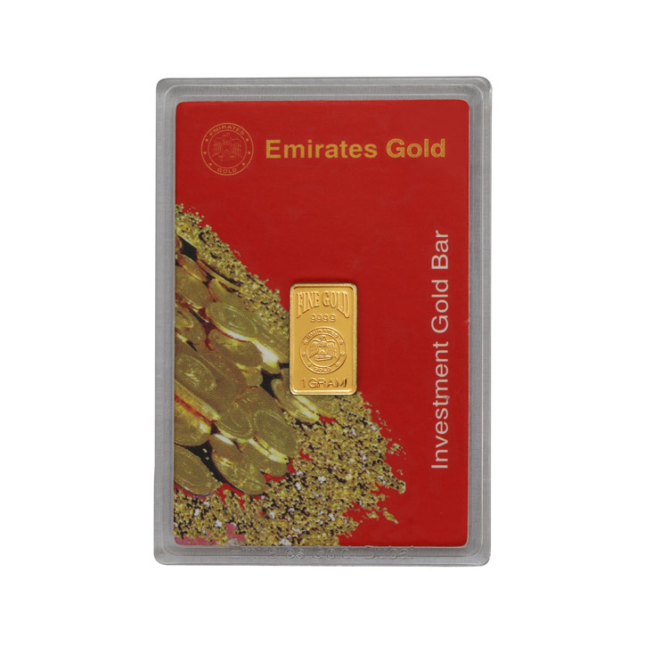 Emirates Gold Bar - 1g. Fine Gold 999.9.
