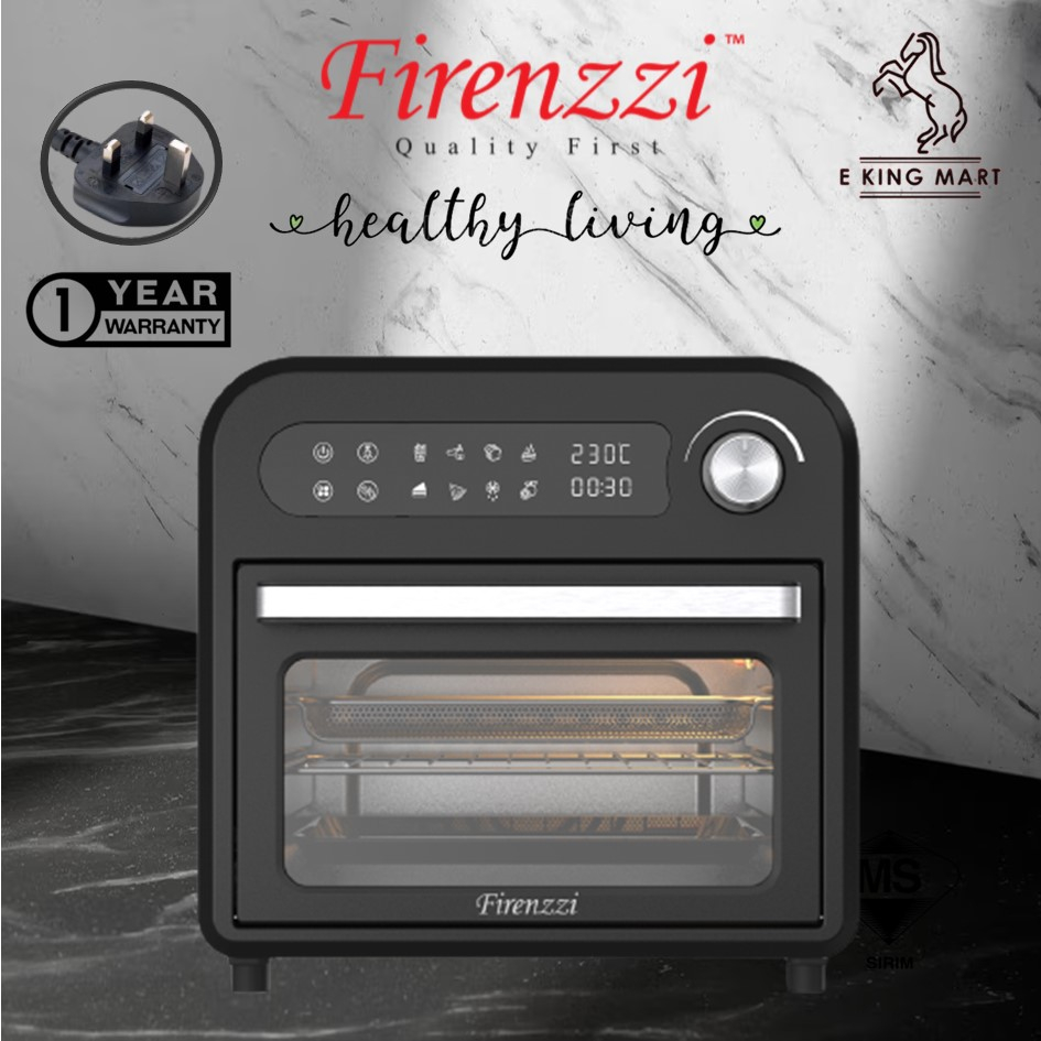 Firenzzi 10L Multi-Function Air Fryer Oven with 8 Auto Functions FAD-3120 / FAD3120 1500W also can use for Baking