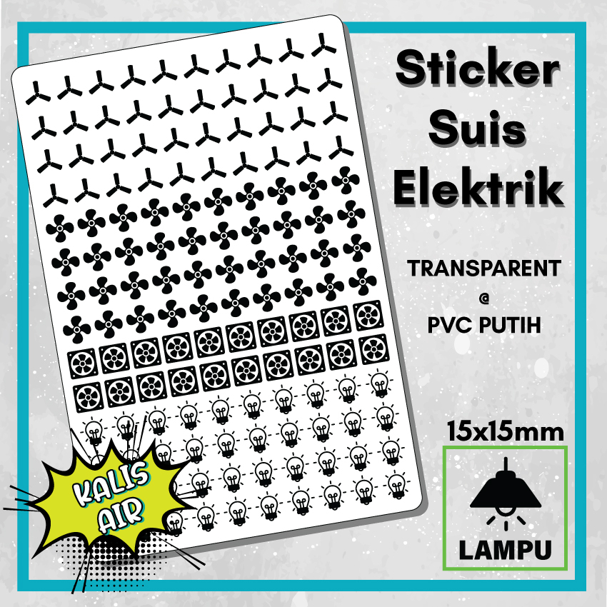 STICKER SUIS - BARANG ELEKTRIK DAN ELEKTRONIK