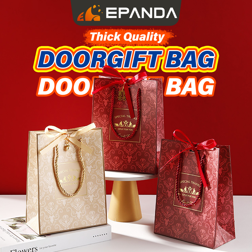 EPANDA Paper Bag Doorgift Wedding Doorgift Bag Shopping Bag Paper Bag Birthday Gift Bag Beg Goodies Bag Birthday Party