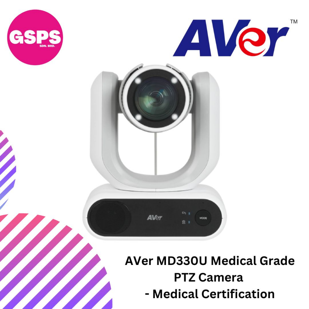 AVer MD330U Medical Grade PTZ Camera - Medical Certification