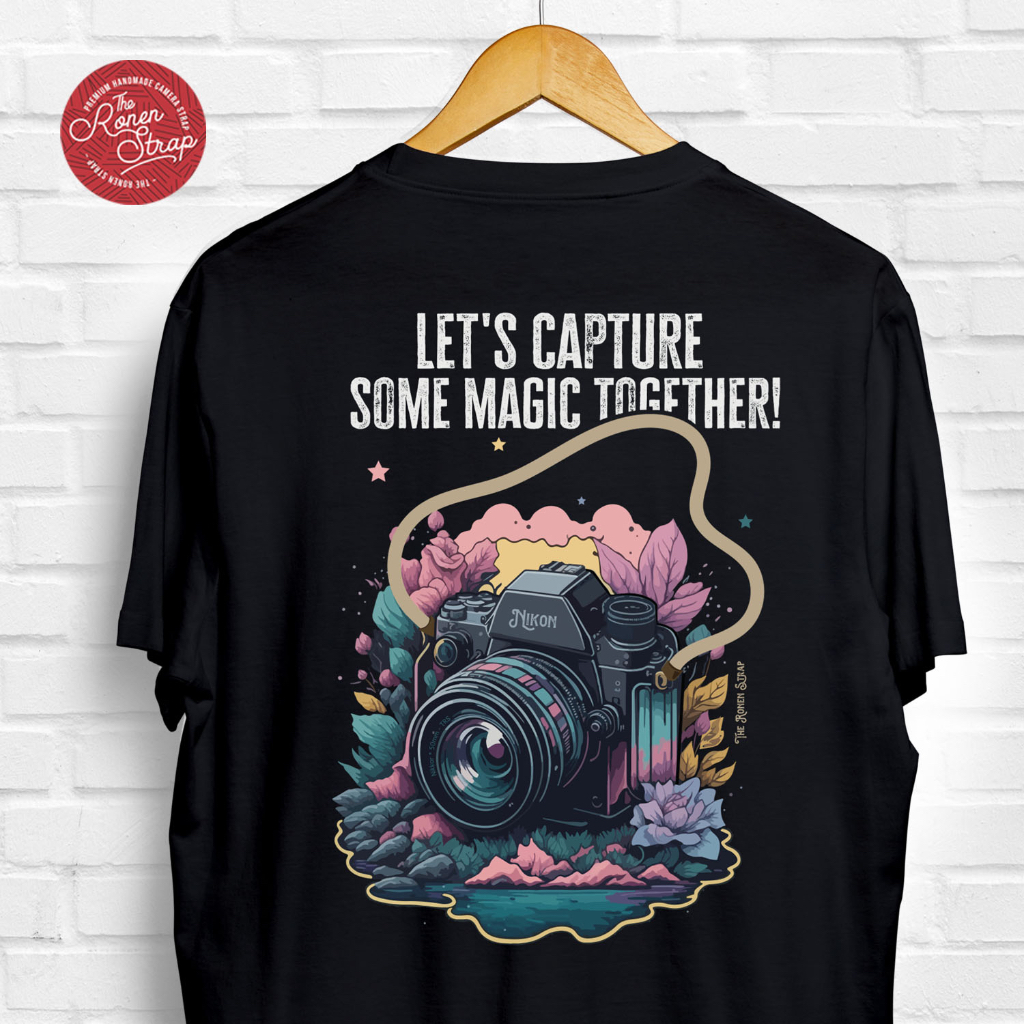 TRS T-shirt | Let's Capture Some Magic Together! 100% Premium Cotton Photography T-shirt Streetwear