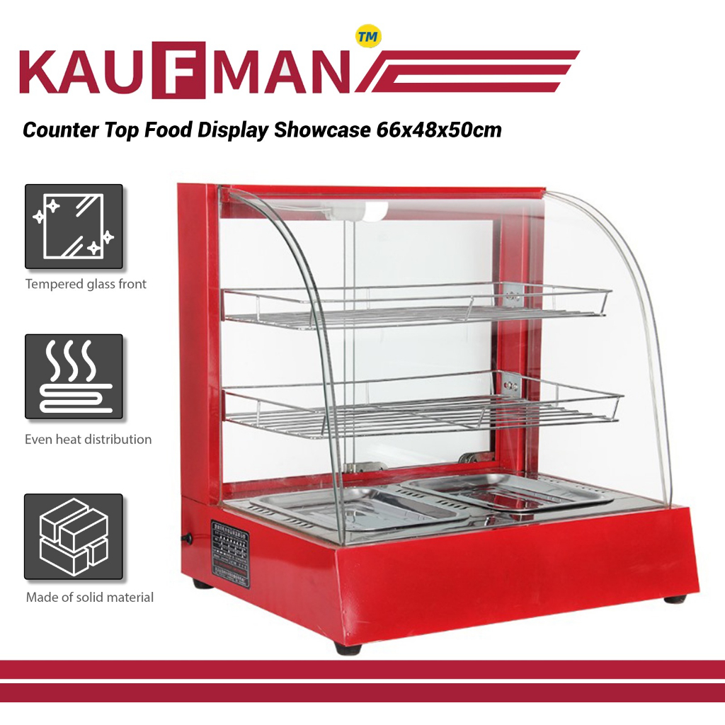 [Ready Stock]Commercial Display Food Warmer Hot Pastry for Restaurant Case for Pastry, Pizza