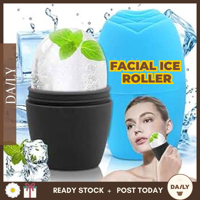 DAILY Ice Face Roller Face and Eye Reusable Beauty Ice Facial Roller Face Skin Care Silicone Ice Stick Face Ice Mold