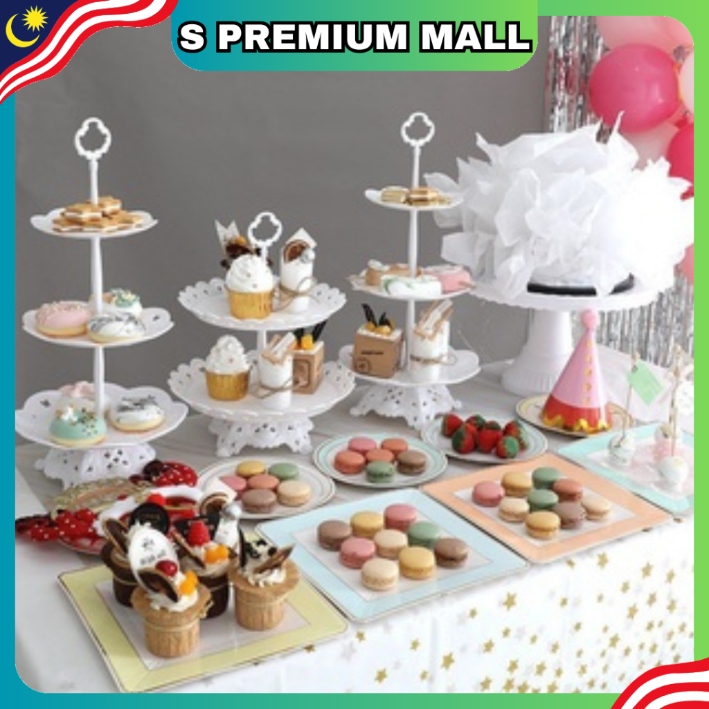 SPM Cake Stand Dessert Stand Dessert Plate Cake Tray Cake Display Dessert Tray Buffet Dessert Plate Cupcake Stand Party